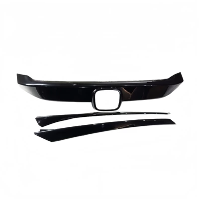 Other Automotive Exterior Supplies Reversing Mirror, Fuel Tank Cap - abs-piano-black-front-trim-strip-of-machine-cover