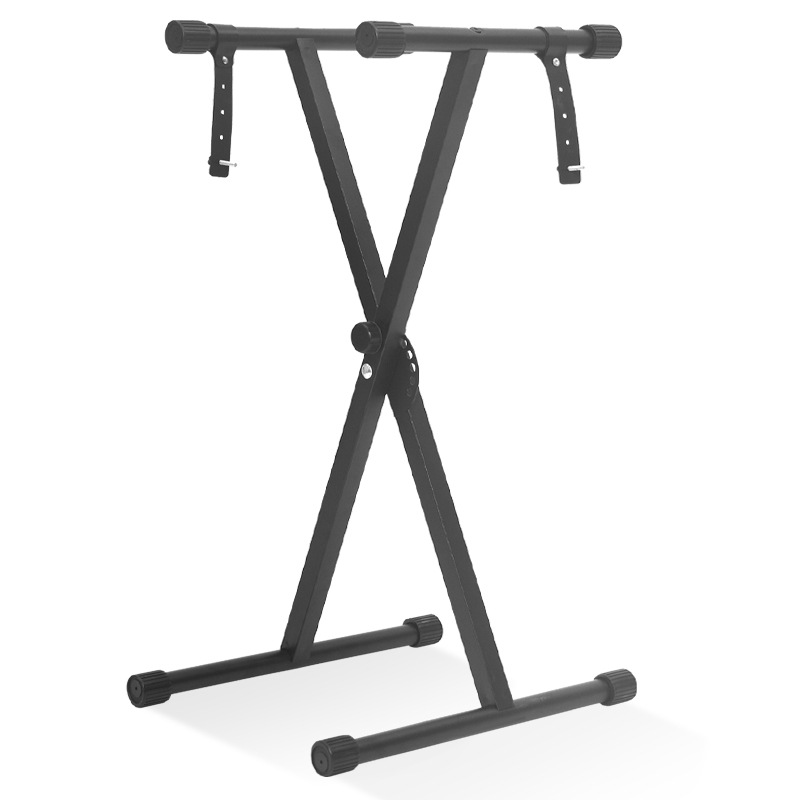 Soporte universal para teclado electrónico tipo X, soporte para teclado de uso doméstico, soporte X portátil ajustable de un solo tubo, plegable. image 7