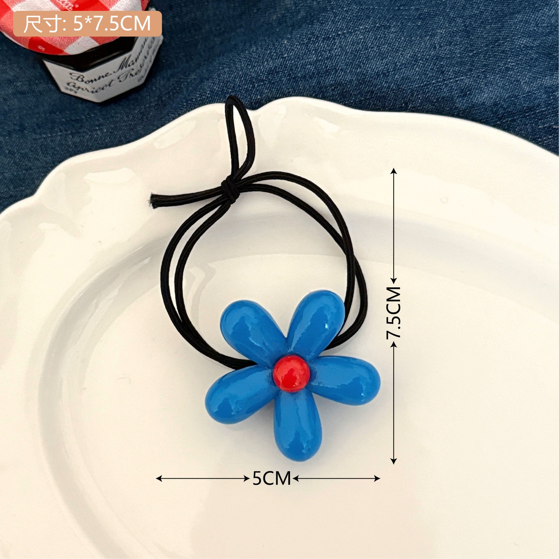 Simulación super inmortal lirio clip de cabello adornamiento de cabello de alto nivel detrás de la cabeza rascar clip de pescado sensación de buceo clip de atmósfera