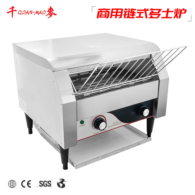 Qianmai toaster commercial crawler square charter machine toasting machine automatic hotel breakfast toaster Qianmai toaster commercial crawler square charter machine toasting machine automatic hotel breakfast toaster