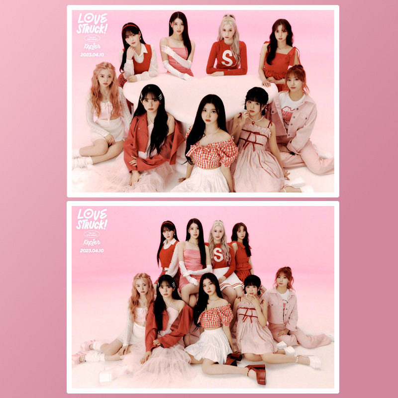 Kep1er The 4th Mini概念照 不干胶 海报 墙贴画装饰画 明星周边