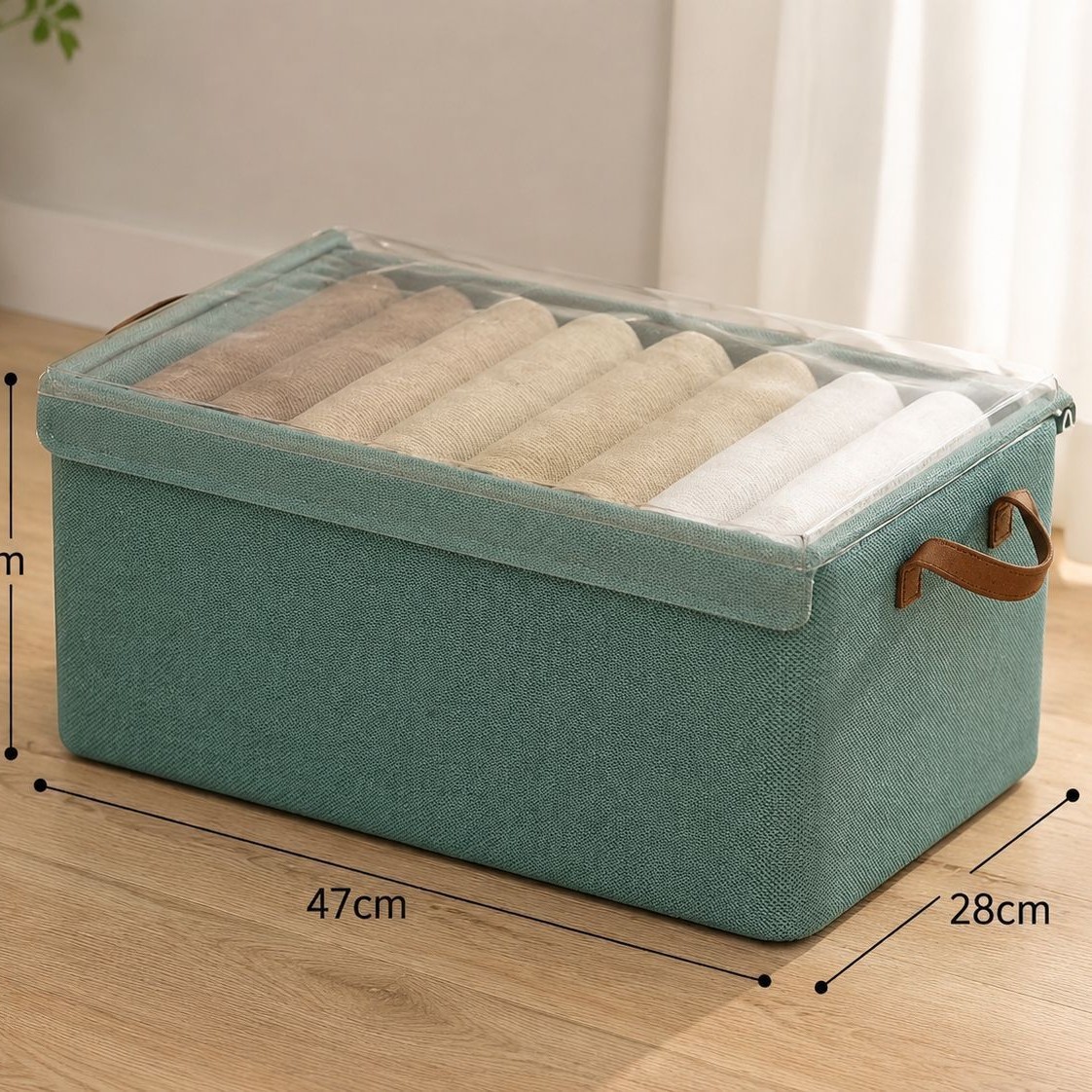 Caja de almacenamiento de marco de acero para ropa Caja de almacenamiento tipo cajón plegable Caja de almacenamiento de pantalones Caja de almacenamiento de ropa
