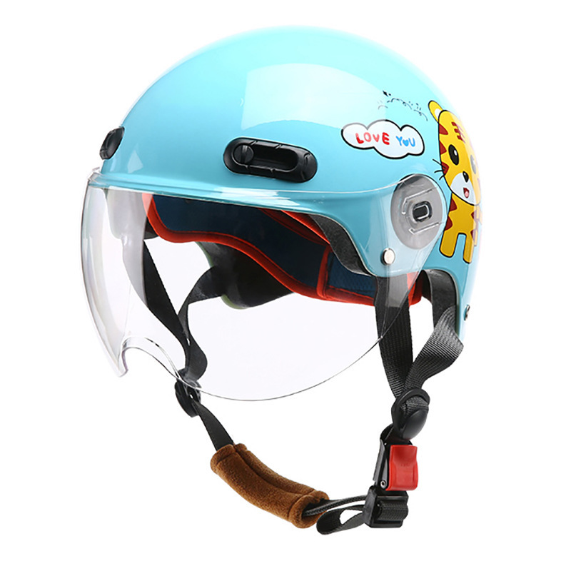 Motorcycle Helmet for Boys and Girls, Electric Vehicle Helmet