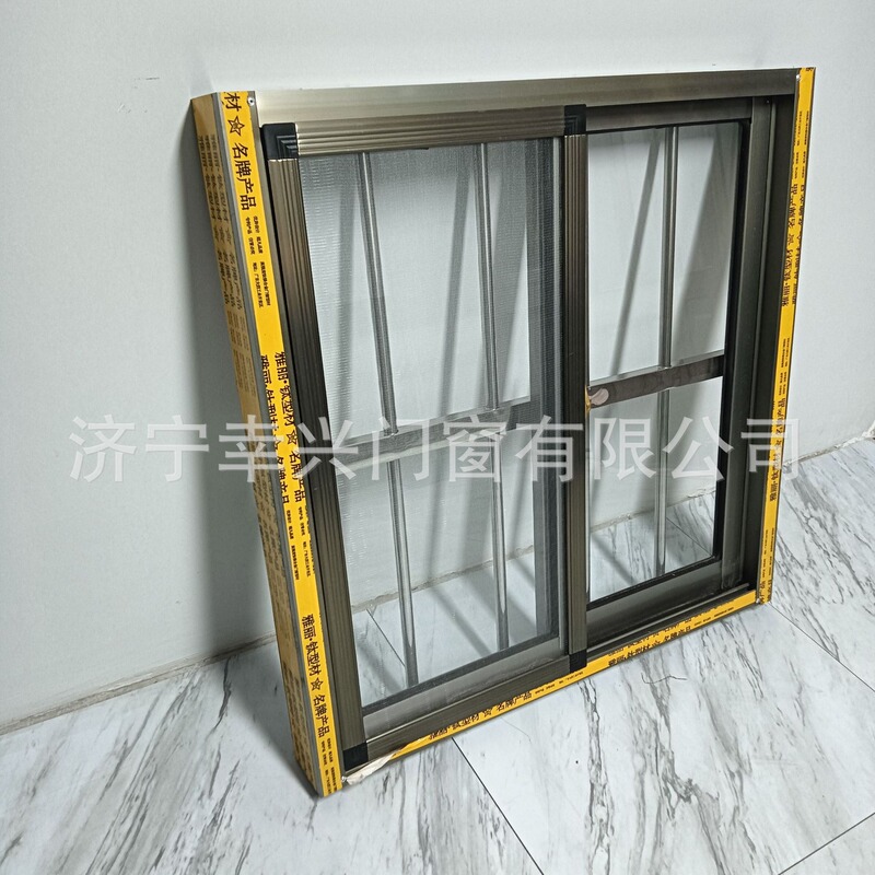 Anti-Theft Integrated Aluminum Alloy Sliding Window with Gauze Breeding Factory Window Rural Self-Built House Window Tempered Glass