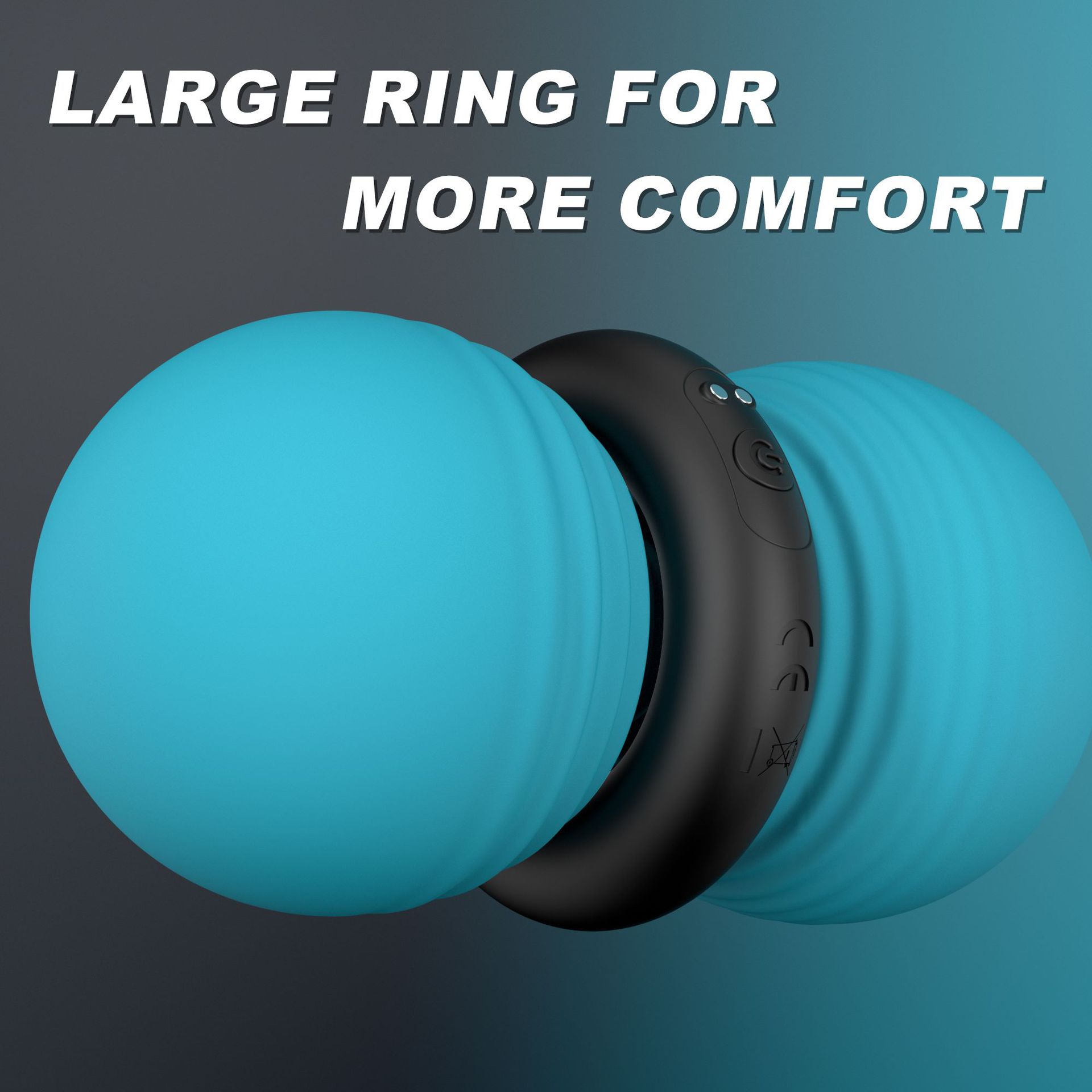 JK012 Vibrating Cock Ring, Remote-Control Silicone Couples Vibrator, White — detail image 16