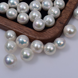 11-12mm Natural Freshwater Edison Pearl White Freshwater Pearl Beaded DIY Earrings Earrings Earrings Material