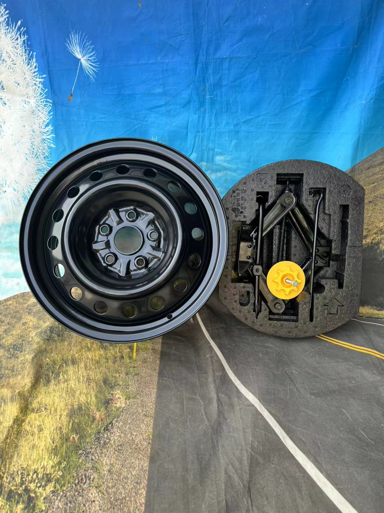 Suitable for Byd Qin ev New Energy Spare Tire 16inch Qin Wheel Steel Ring Byd Qin plus Iron Ring New Energy Only
