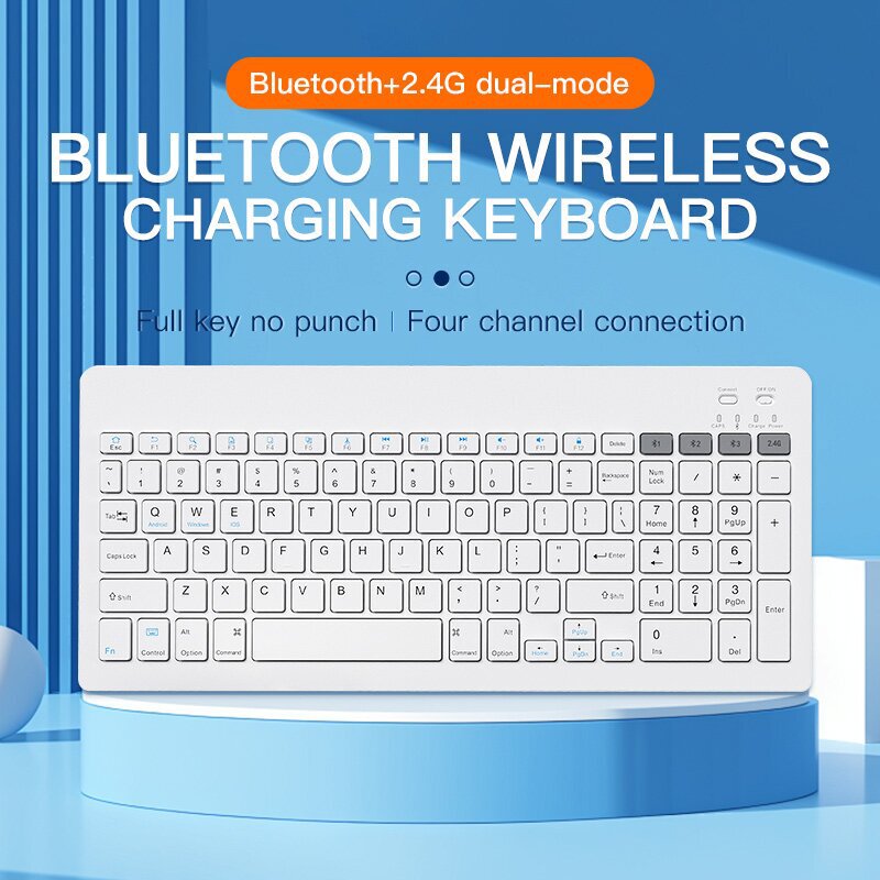 Wireless Bluetooth Keyboard Rechargeable Silent Ultra-thin Mini Computer Mobile Phone Tablet Laptop Keyboard Wireless Bluetooth Keyboard Rechargeable Silent Ultra-thin Mini Computer Mobile Phone Tablet Laptop Keyboard