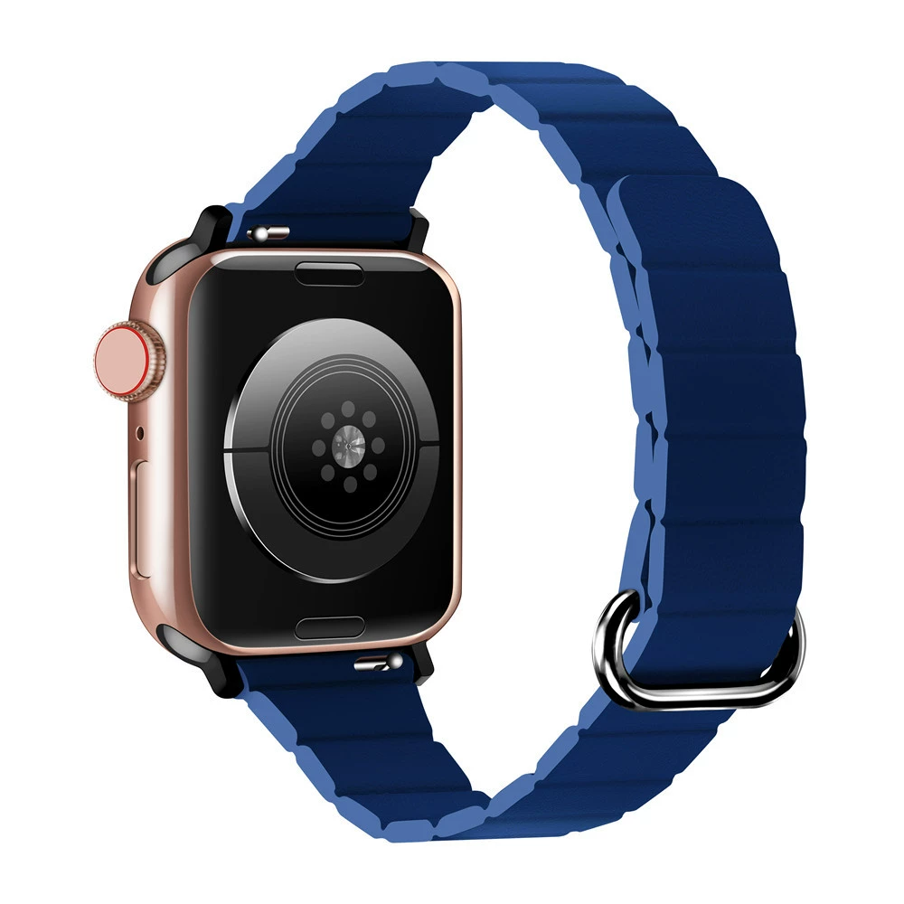 Подходит для iWatch8 Apple Watch S5678 капсула магнитная кожа Кожа Коробочный ремень Apple Watch8