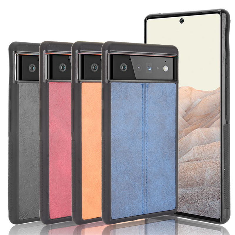 Suitable for Google 9A Mobile Phone Case Google Pixel 9 Pro Calfskin Pattern 6 Stitching 3XL Full Cover 7Pro