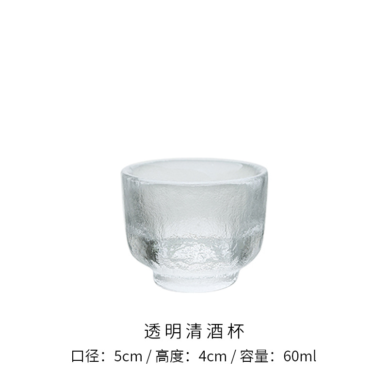 Transparent wineglass