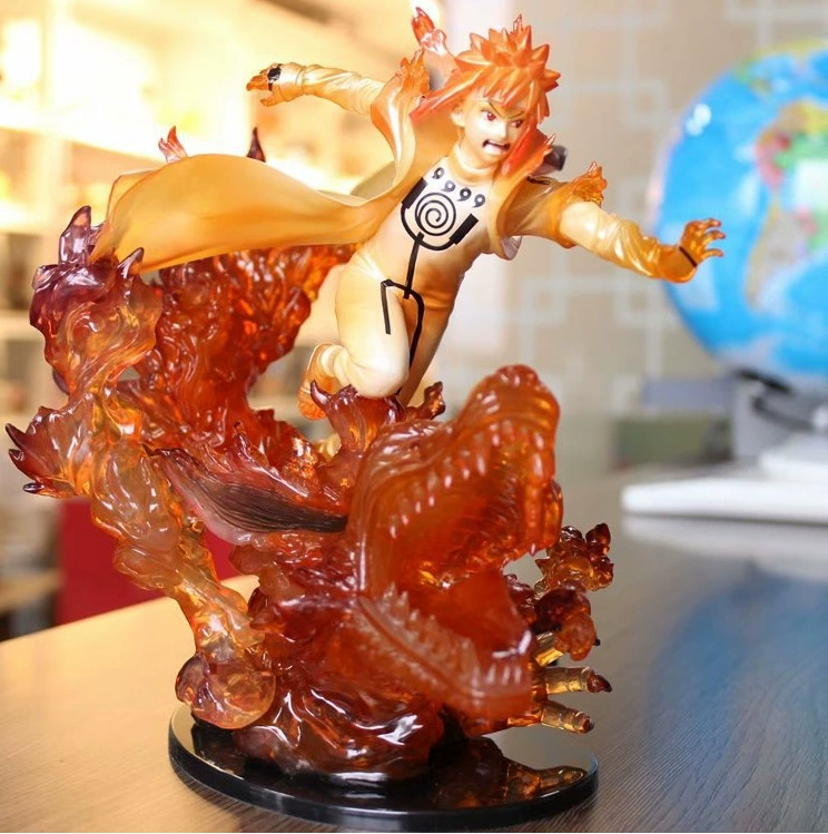 Naruto Susanoo zero flame Naruto Minato Kakashi bond figure