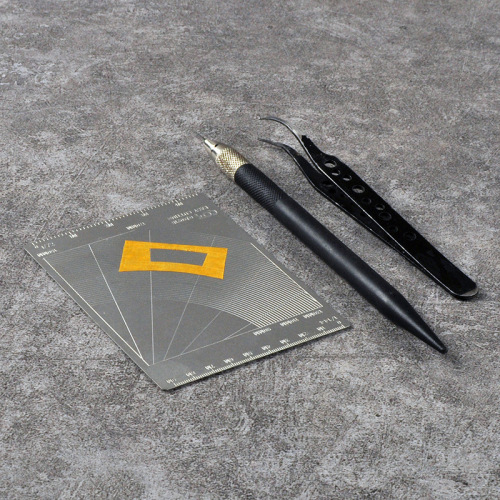 Model making coloring tools DIY hand-painted spray paint camouflage geometric textured paper masking tape cutting board