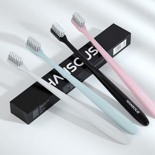 Japanese-Style Toothbrush Small Head Adult Soft Bristle Spiral Filament Couple Student Simple Family Pack Dropshipping Independent Station