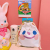 Brand cartoon cute storage bag, Japanese and Korean, drawstring