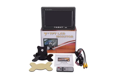 Car display Monitor with Reverse Camera - 7inch-desktop-bmw-to-av
