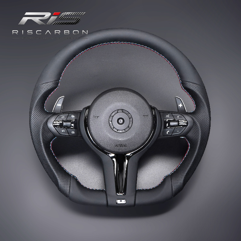Compatible with BMW flat-bottom steering wheel F30F10F11F15F16F20F25F48F01E70E71E84E87E90