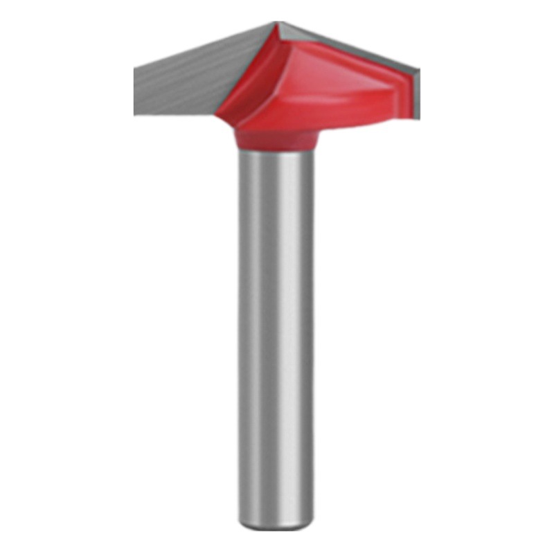 6-MANGO 90-grado en forma de V cuchillo tridimensional cuchillo de talla de la computadora cuchillo 3D herramienta de fresado de carpintería