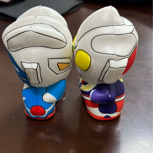 Large Ultraman slow rebound pinch Le cartoon children's doll ornaments decompression and vent artifact