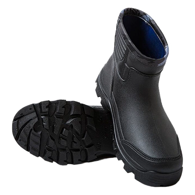 Дождевые сапоги многофункциональные мужские короткие дождевые сапоги модные повседневные взрослые дождевые сапоги для путешествий на открытом воздухе