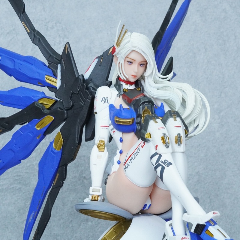 自由機娘ガンダムフィギュア機甲機械玩具ケース置物二次元アニメ美少女フィギュア|undefined