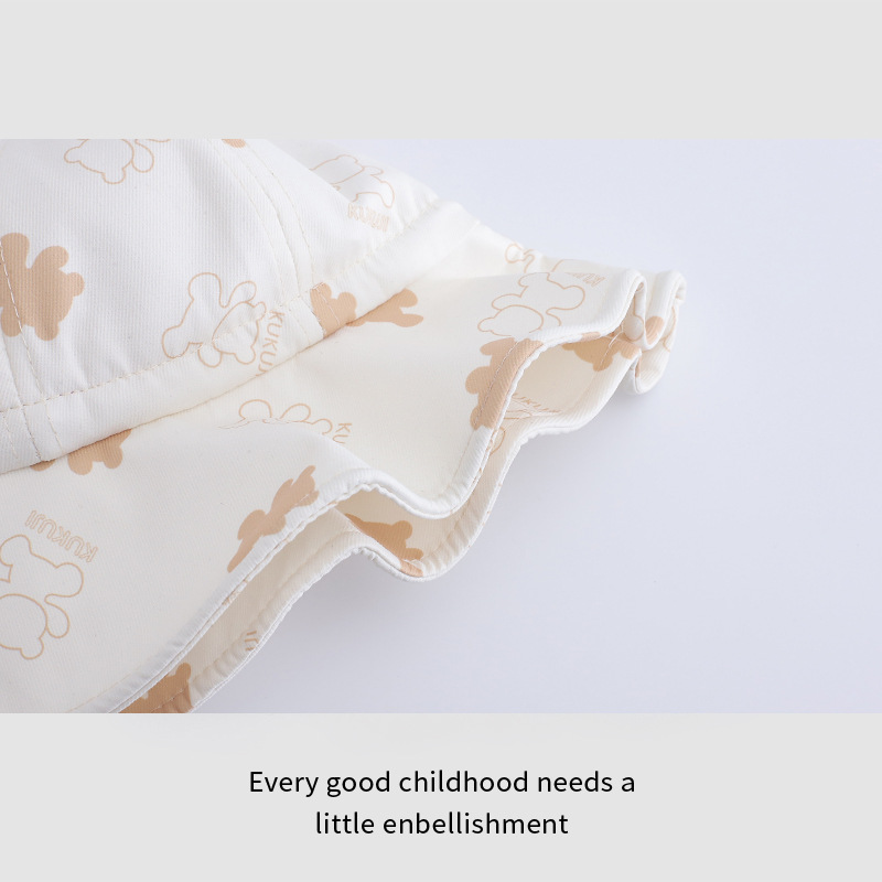 Sombrero de bebé primavera y otoño para bebés, sombrero de pescador, sombrero de protección solar, gorra de gran borde delgada y transpirable para hombres y mujeres