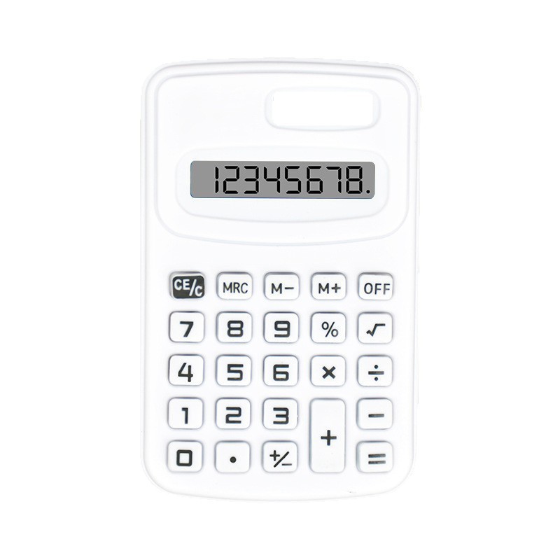 かわいくて見栄えの良いミニ無地電卓 k888 ポータブル会計オフィスコンピュータ|undefined