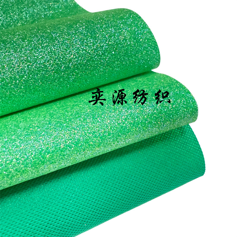 40 Colors of Non-Woven Fabric with Glitter Powder, Fine Powder Fabric, Glitter Powder, Ribbon Carpet, Wall Covering