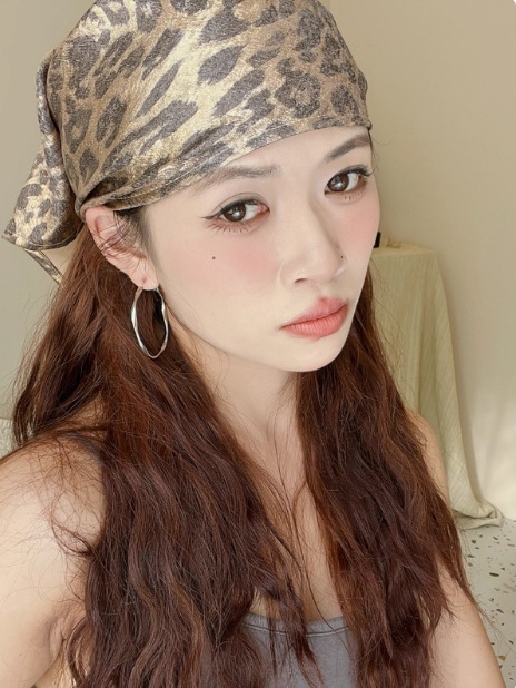 合集~美式废土风y2k辣妹方巾潮酷亚文化复古印花包头帽显脸小头巾|undefined