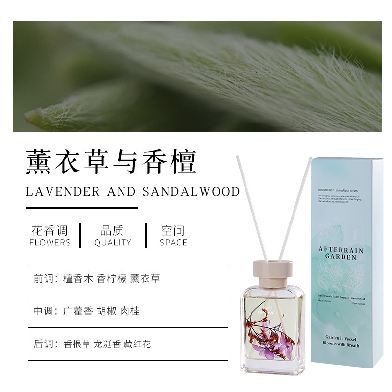 Xiangyu Monet Garden 火を使わないアロマテラピー 新しい屋内装飾品 寝室の香り ドライフラワーが高級な雰囲気を作り出す