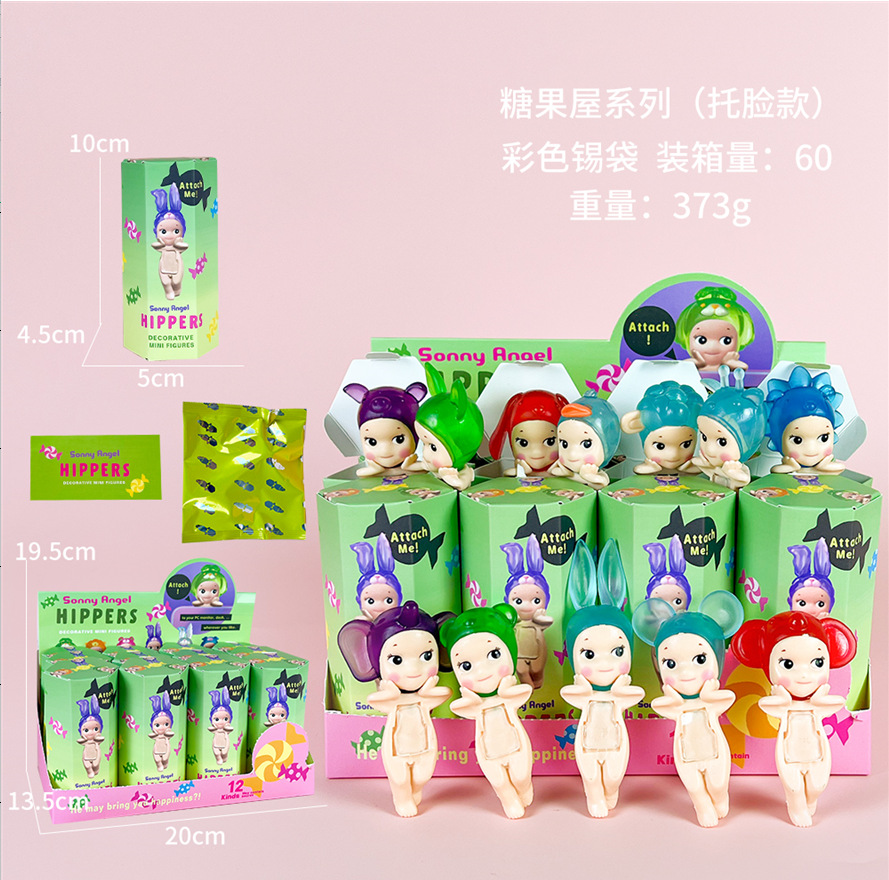 Figuras decorativas transfronterizas – adornos de coche o móvil, muñecos animados hechos a mano, venta por lotes