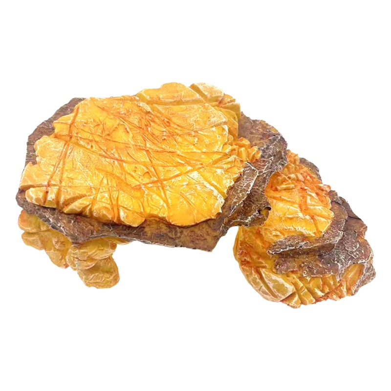 Acuario decoración real roca escondite Mesa pecera paisajismo resina artesanía roca escondite agujero árbol agujero tortuga Mesa