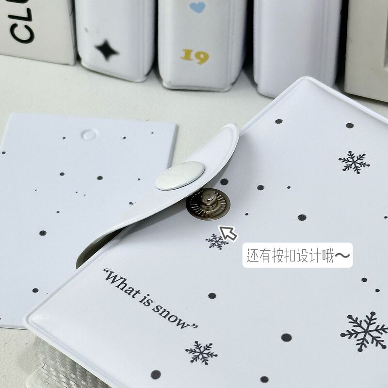 INS風の白い雪のカードの包みは3寸の小さいカードを置くことができます。|undefined