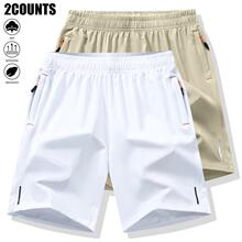 Y 55460 Ice Silk Men's Loose Shorts ��ʿ��˿�̿� �羳ŷ
