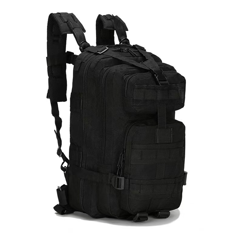 Mochila táctica militar para fanáticos del ejército, mochila funcional de camuflaje 3p, impermeable, para montañismo y senderismo al aire libre, con correas con cojín de aire