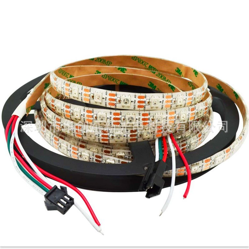 Светодиодная лента (SK6812) 5V — управляемый RGB, 60 LED/м, отпиливается, варианты IP65–IP68