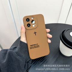 十字架适用苹果16PROMAX手机壳iphone11/2/3/4/15/xr/xsmax保护套