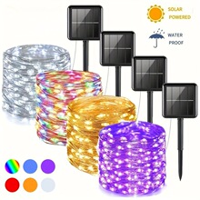X 11341 Solar Copper Wire String Lights �~�z������