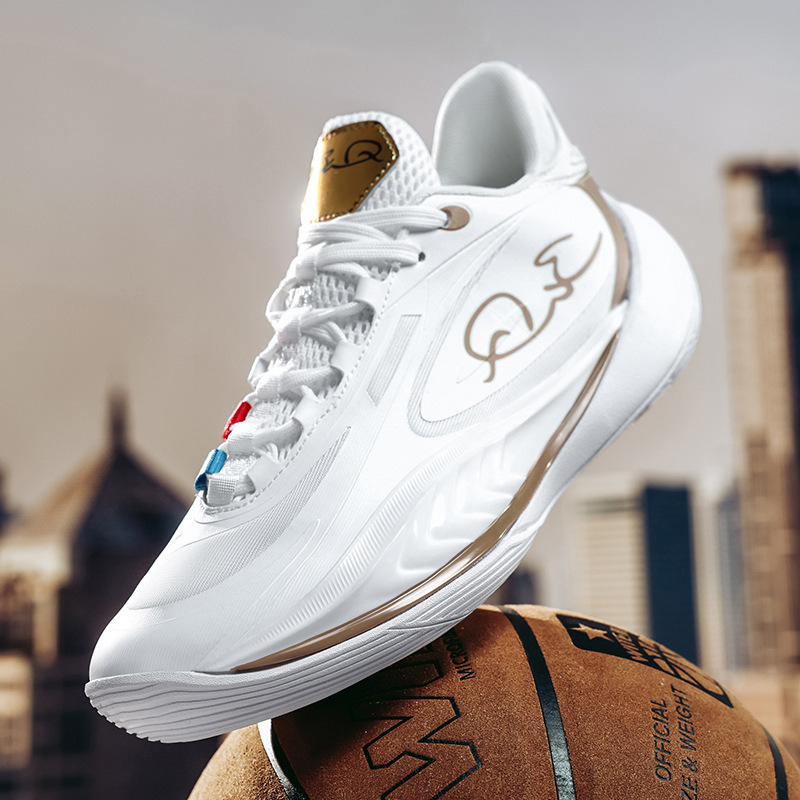 Wade Practical Professional Basketball Shoes Men's Low-Top Summer Breathable Non-Slip Wear-Resistant Youth Student Sports Shoes Wade Practical Professional Basketball Shoes Men's Low-Top Summer Breathable Non-Slip Wear-Resistant Youth Student Sports Shoes