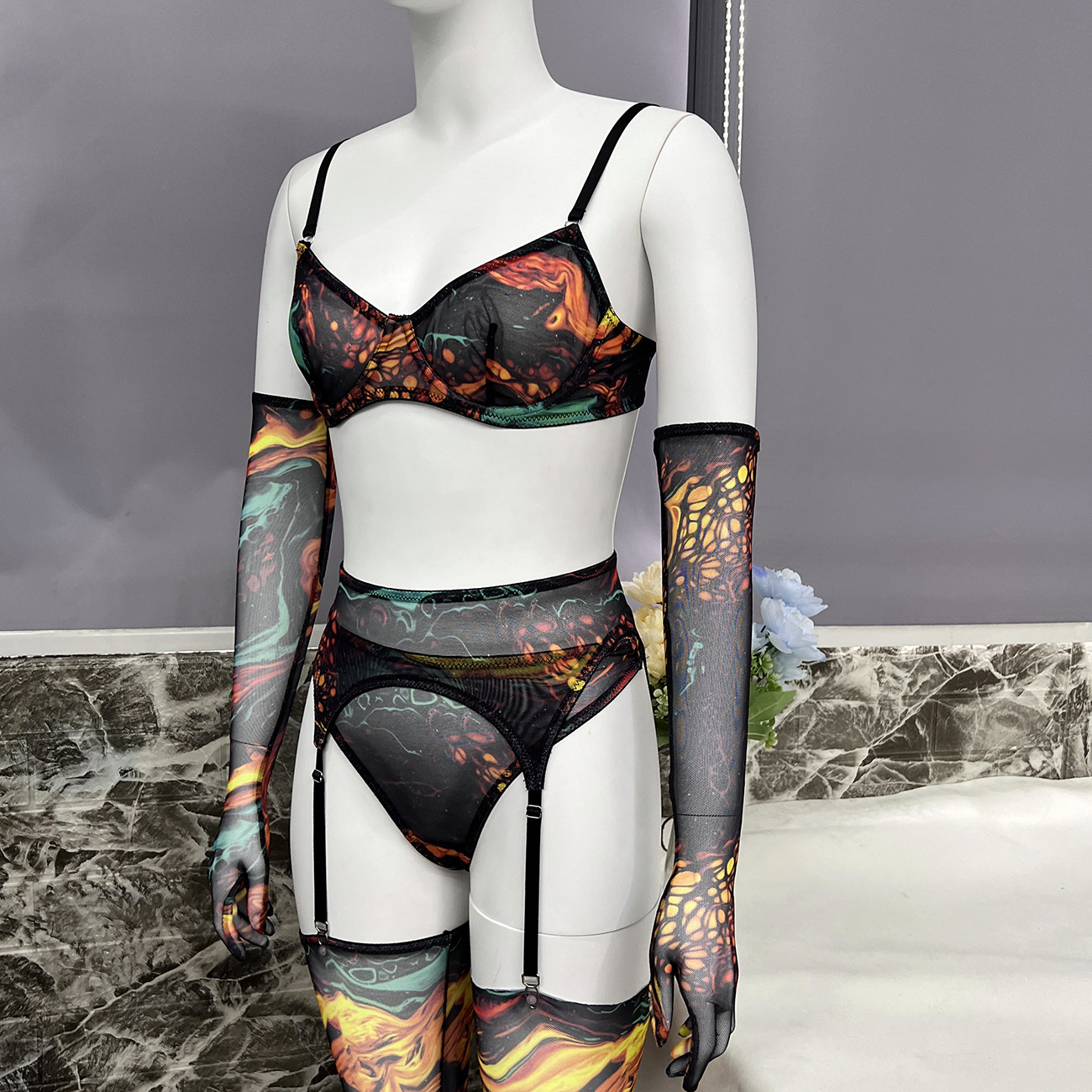 105g Weight Sexy Feel Of Sensation Sleeveless Sleeve Length Sexy Lingerie Lingerie Type Polyester Fabric Type Sexy Lingerie Sets Sets Type 1 Set Quantity Indoor, Home, Honeymoon Occasion Strap Neckline Color Block Pattern All Seasons Season Women's Gender Sexy Style Women's Sexy Color Block Sexy Lingerie Sets Indoor Home Honeymoon Sexy Lingerie 53