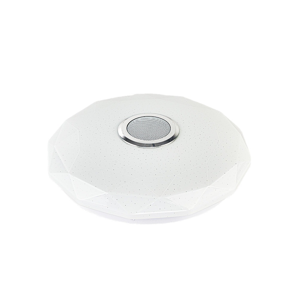 跨境新品藍(lán)牙音樂吸頂燈30CM七彩RGB智能遙控APP臥室燈LED氛圍燈