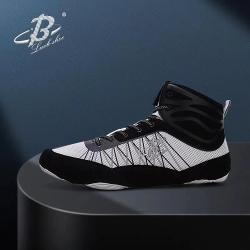 Cross-border boxing shoes, Sanda fighting training shoes, wrestling shoes, men's and women's high-top boxing shoes, wholesale children's fighting shoes
