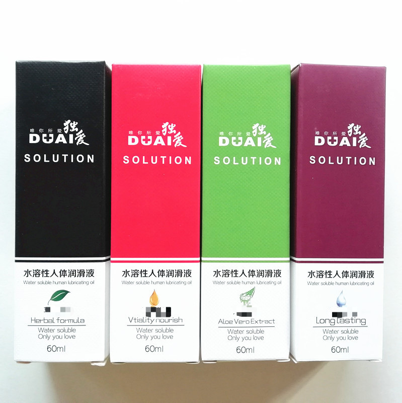 60ml 윤활유 1 병 컬러 메시지 만 사랑