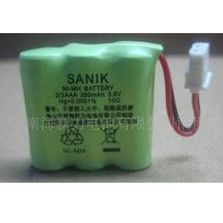 SANIK电池 无绳电话机电池NI-MH 2/3AAA 280MAH 3.6V镍氢电池1