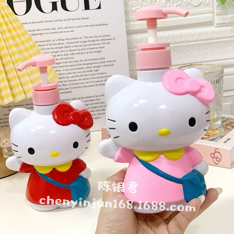 创意家居可爱卡通乳液瓶全身立体造型沐浴瓶按压式分装瓶洗发水瓶