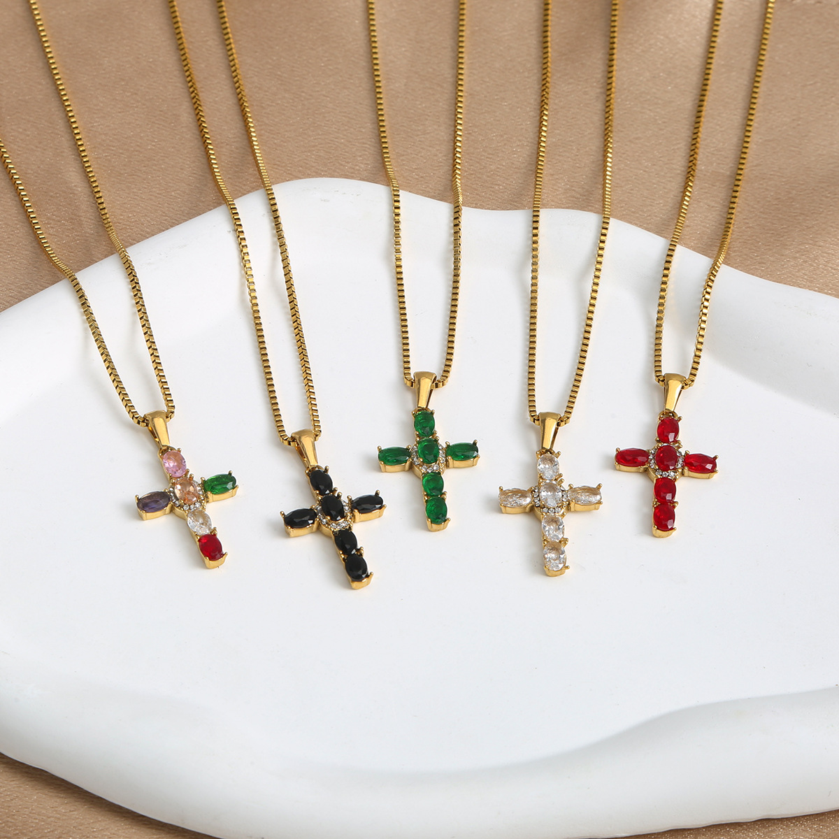 Collier pendentif classique en acier inoxydable pour homme_voghion.com