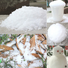 人造雪50克装水变雪圣诞假雪成人儿童魔术道具场景装饰