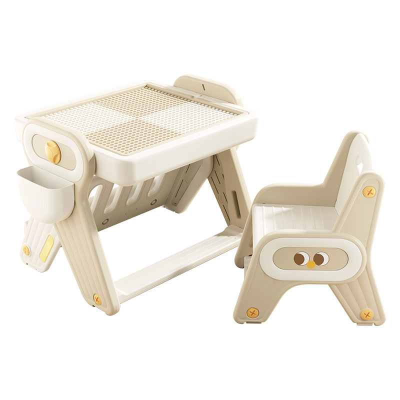 Juguetes plegables para niños al por mayor tablero de dibujo multifuncional libro de dibujo almacenar libremente ensamblado puzzle juego mesa de bloques