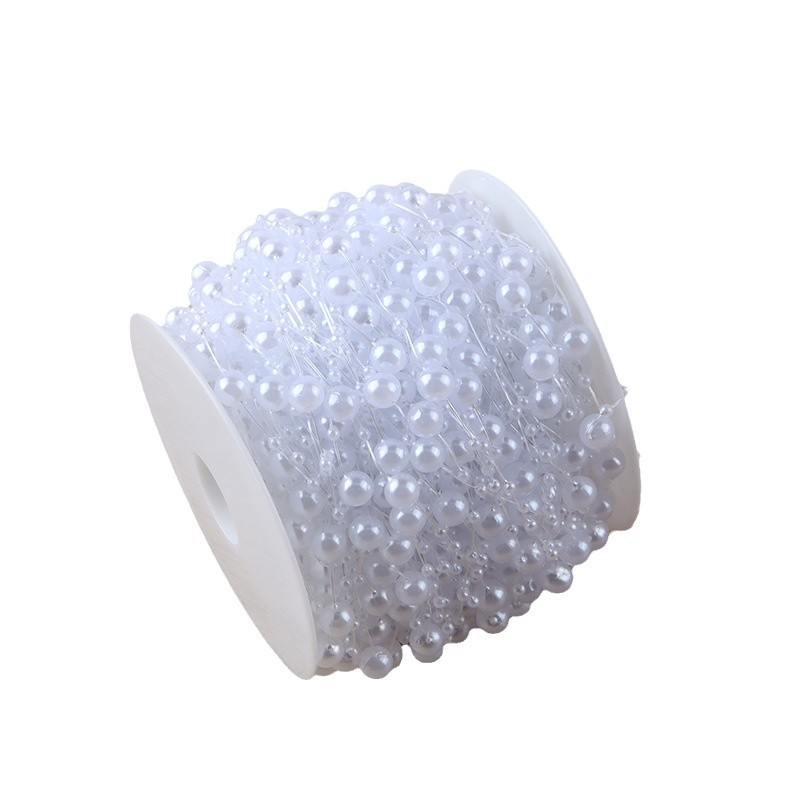 Yongxiang Flower Art Pearl Chain Material de embalaje de flores Ramo redondo Decoración Cadena de perlas Fabricante Precio al por mayor Asequible