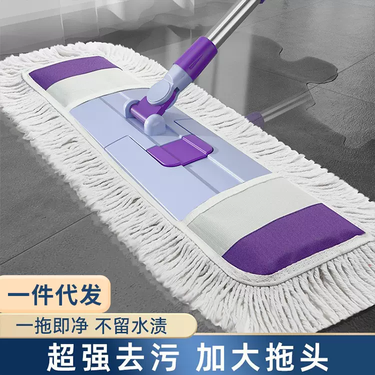 大号新款拖把干湿家用平板懒人一拖地净拖地神器拖布两用尘推